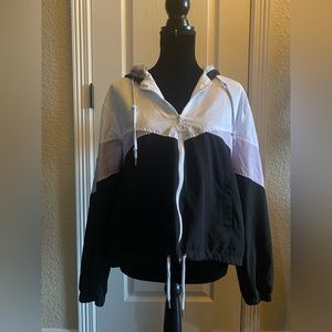 Angel Kiss- Lilac Color Block Windbreaker